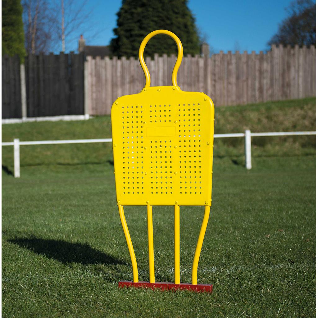 Set of three Precision Junior Pro mannequins with a carry bag, ideal for sporting goods displays and youth sports training.