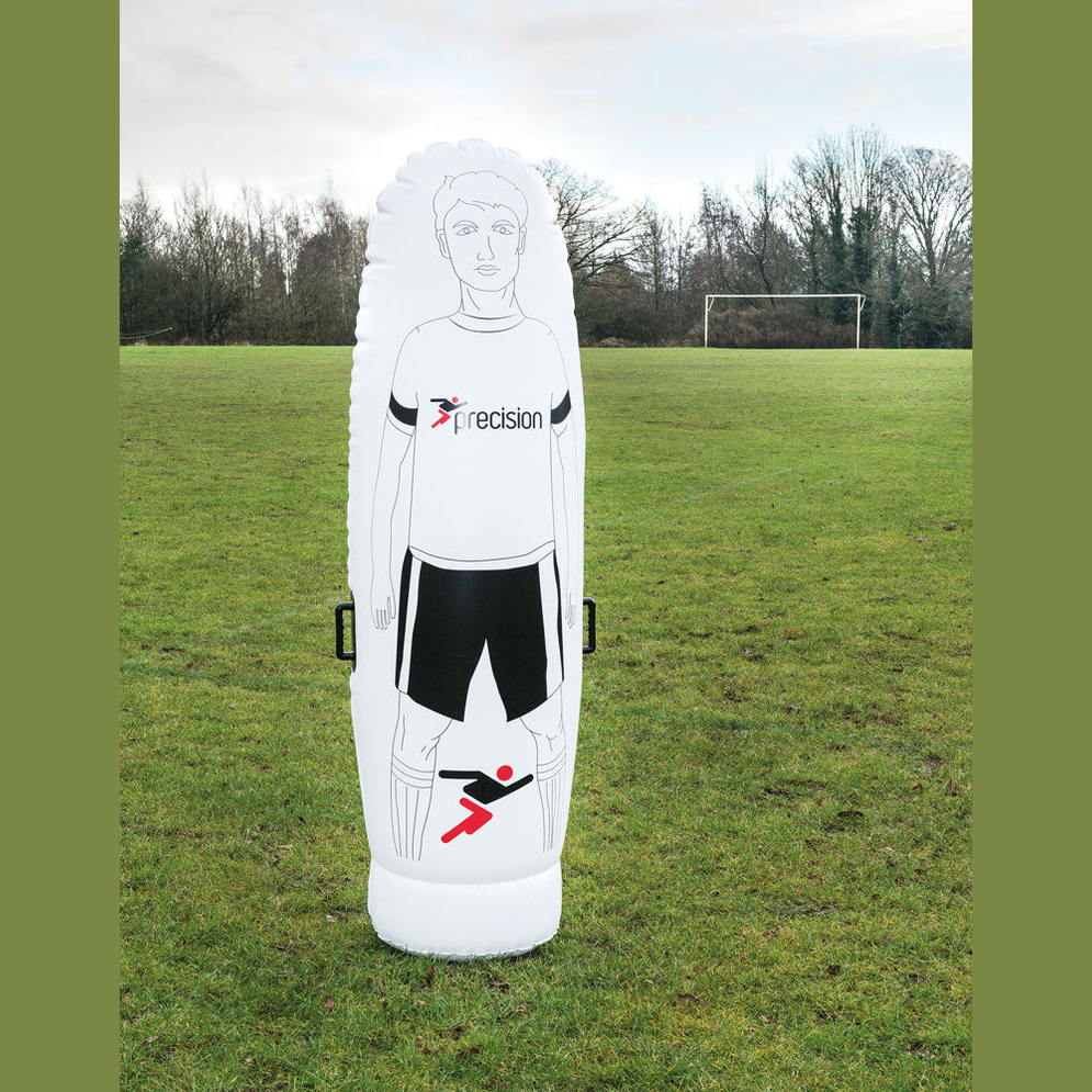 Precision inflatable mannequin used for sporting goods displays, showing a realistic human form in a neutral pose.