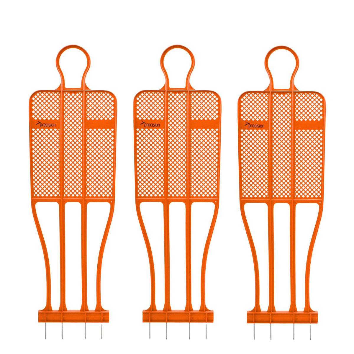 Precision Pro Club Training Mannequin Senior 5'11" standing used for golf practice and swing training in sporting goods.