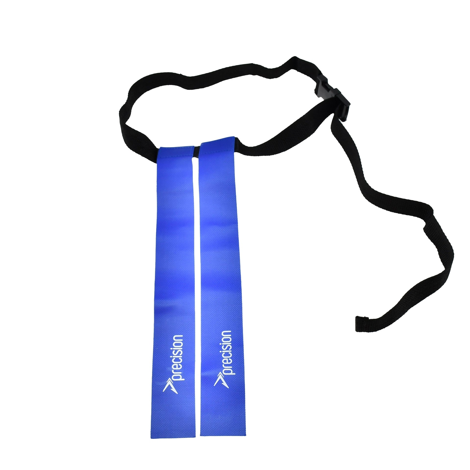 Precision Rugby Tag Belt, a sporting goods accessory with adjustable straps and tag holders for rugby training and gameplay.