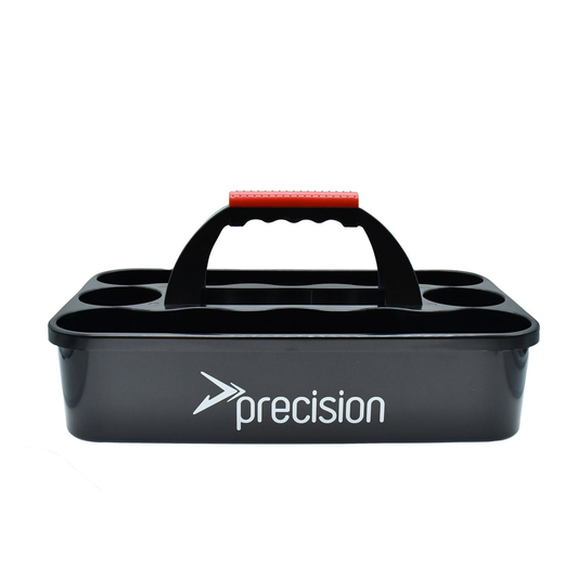 Precision 12 Bottle Plastic Carrier for sporting goods, designed to securely hold and transport 12 bottles easily.