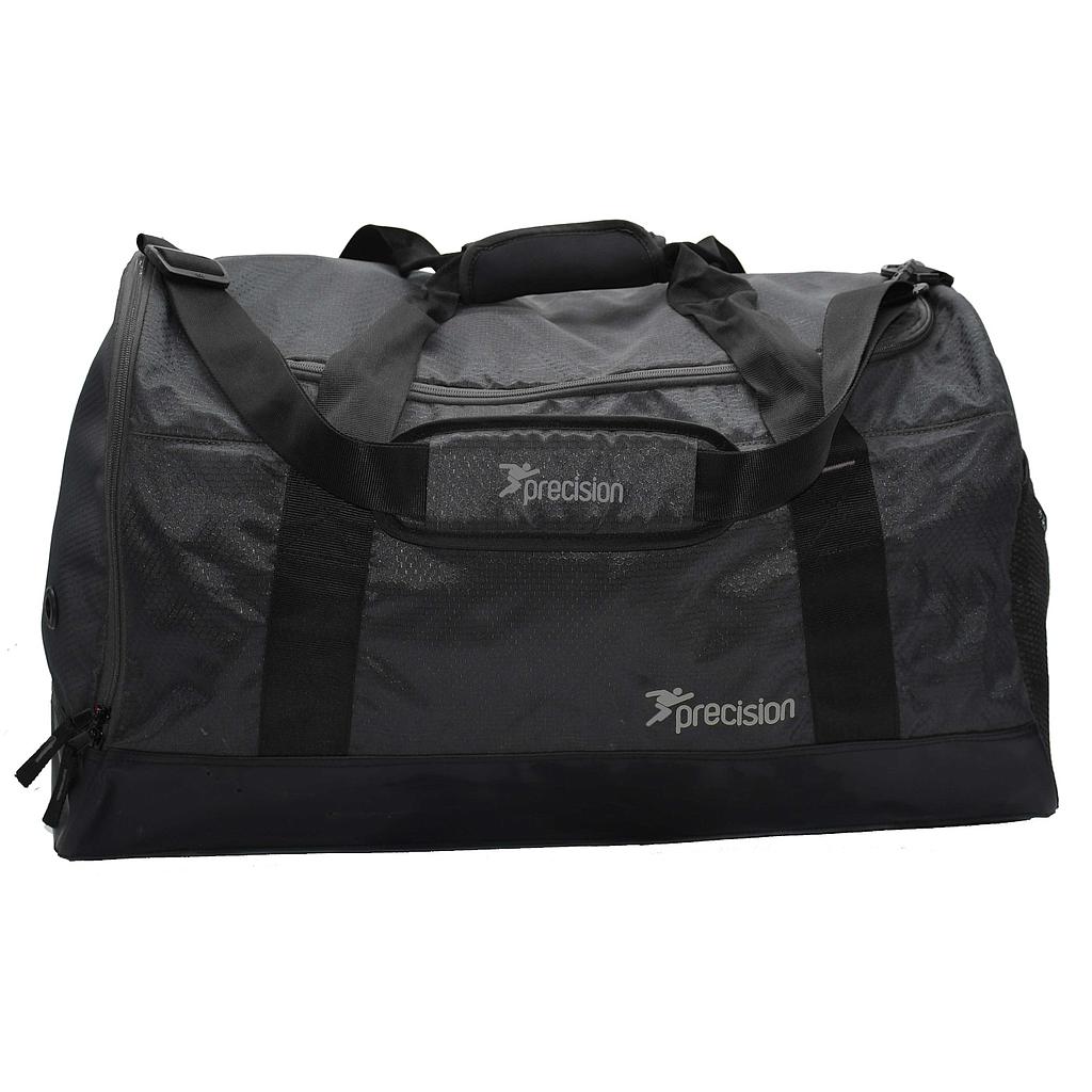 Precision Pro HX small holdall bag for sporting goods, black fabric with zipper and adjustable shoulder strap.