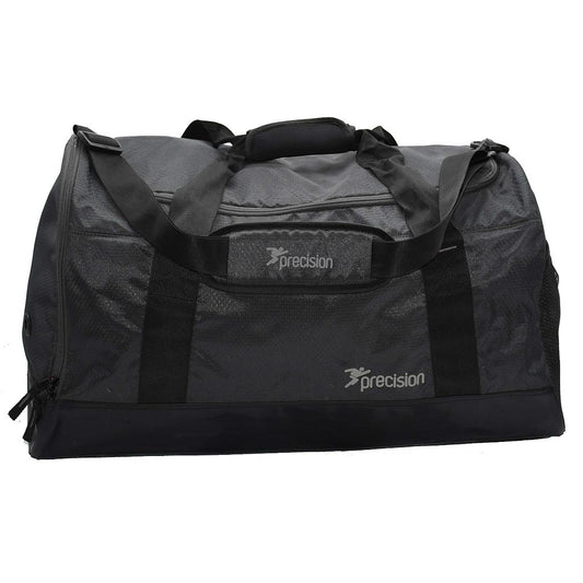 Black Precision Pro HX Small Holdall Bag for sporting goods, featuring sturdy handles and compact design for versatile use.