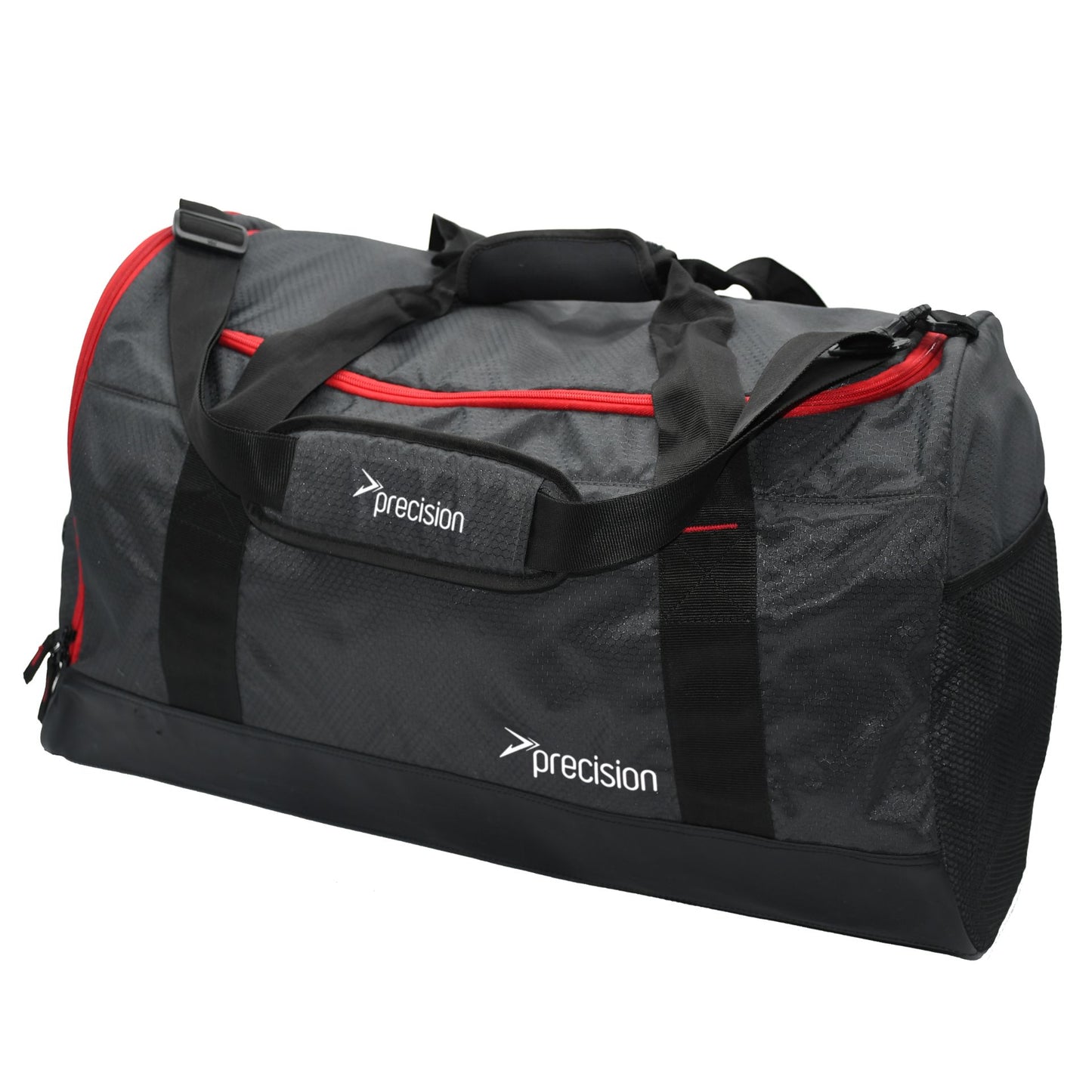 Precision Pro HX medium holdall bag for sporting goods, featuring durable fabric, sturdy handles, and spacious interior for travel.