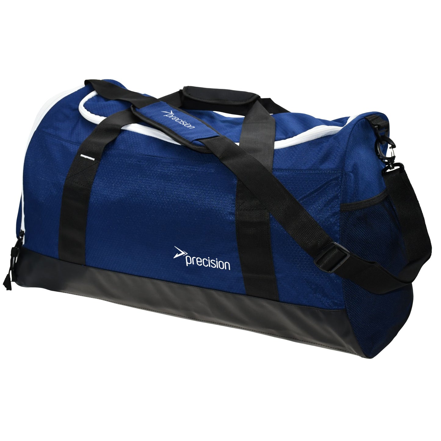 Precision Pro HX Medium Holdall Bag for sporting goods, showing a black and gray carry bag with handles and zip closure.