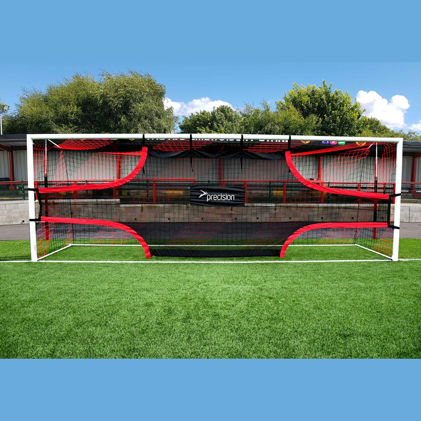 Precision Training Target Shot football goal for soccer practice, featuring goal frame with target markings for accuracy training.