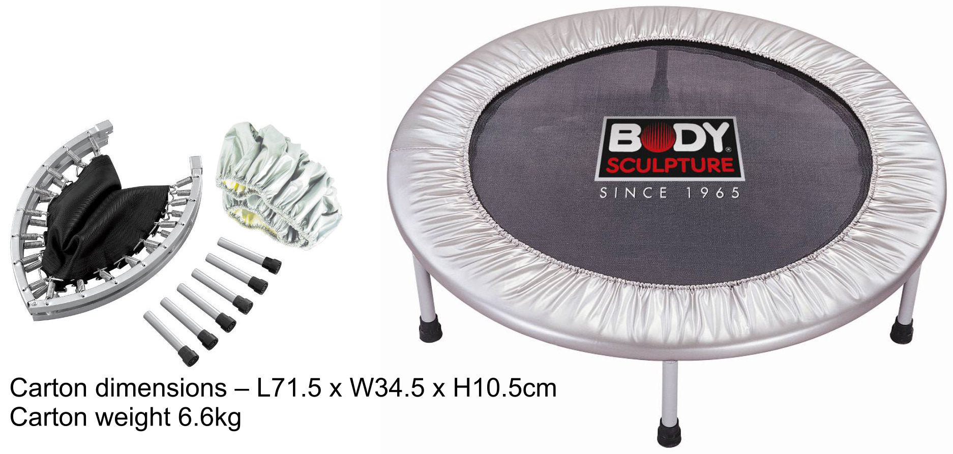 Body Sculpture Trampoline Folding 36" Diameter