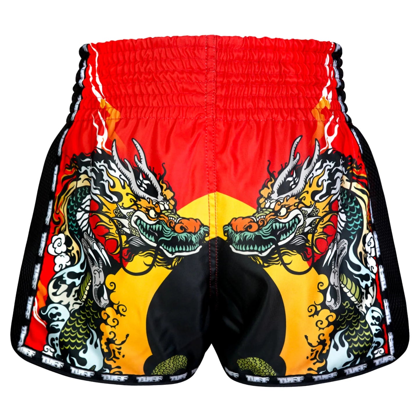 MSC113 TUFF Retro Shorts Chinese Dragon and Tiger