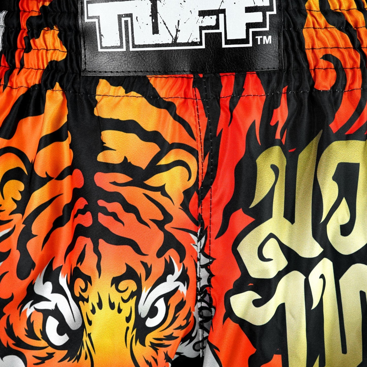 MSC125 TUFF Retro Shorts Black Furious Tiger