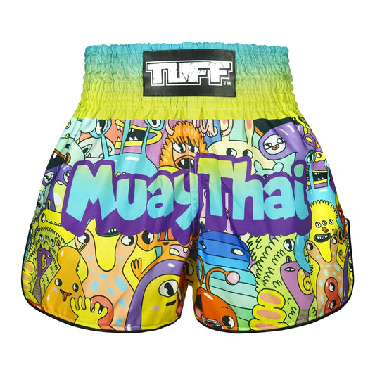 RMS107 TUFF Kids Muay Thai Shorts We Come In Peace