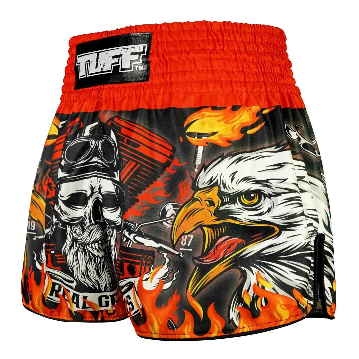 RMS108 TUFF Retro Shorts Graybeard and The Eagle