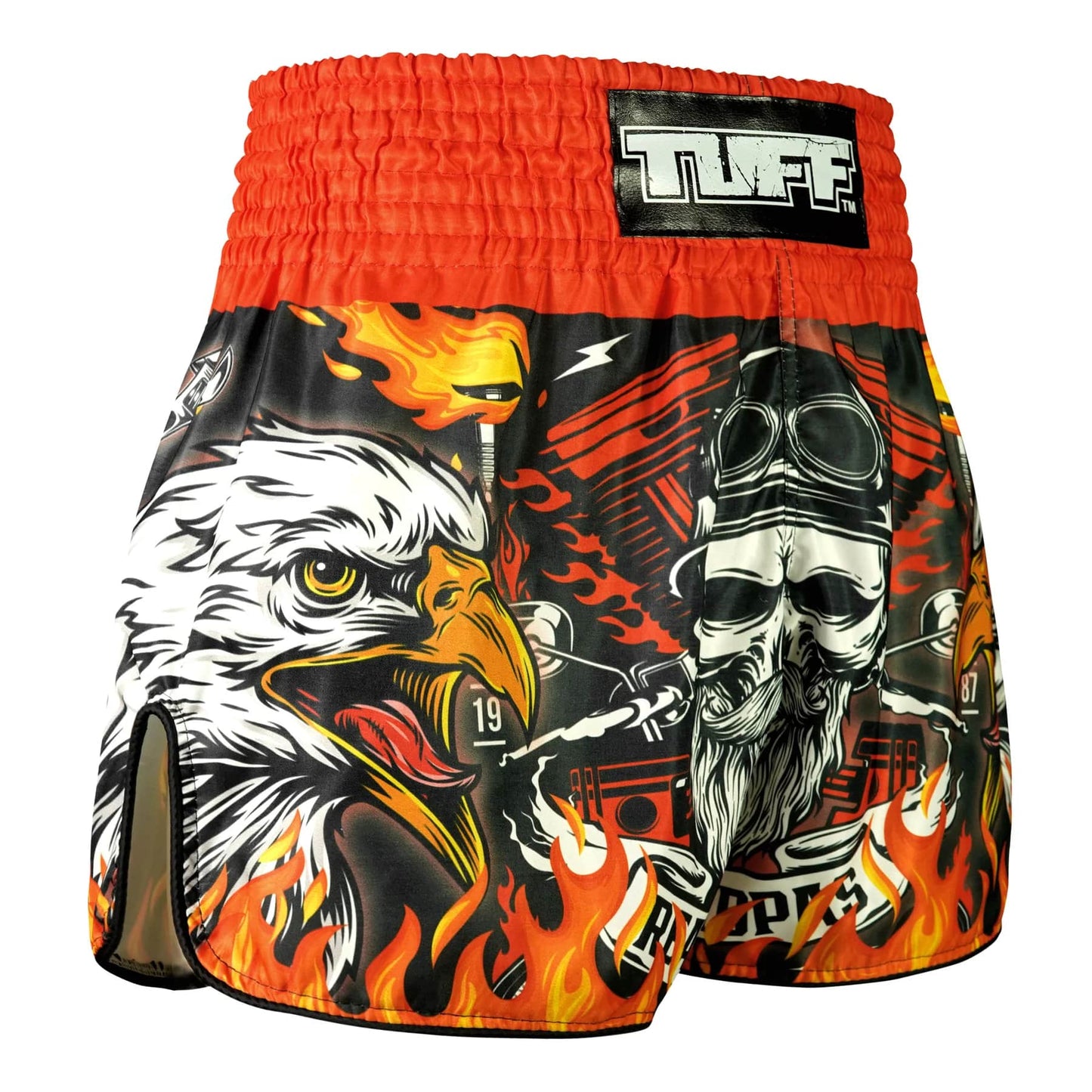 RMS108 TUFF Retro Shorts Graybeard and The Eagle