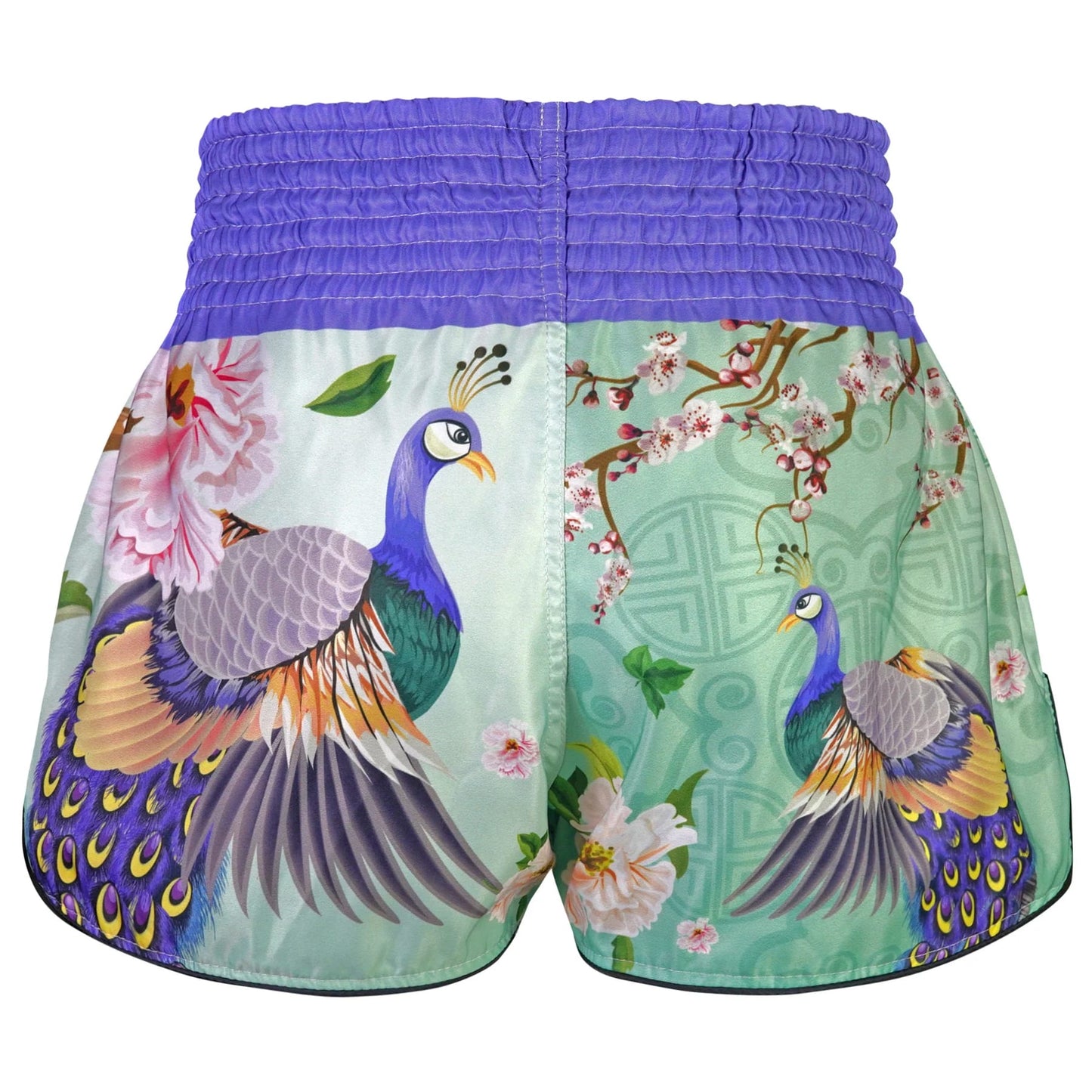 RMS112 TUFF Retro Shorts Yugana Kujaku The Elegance Peacock