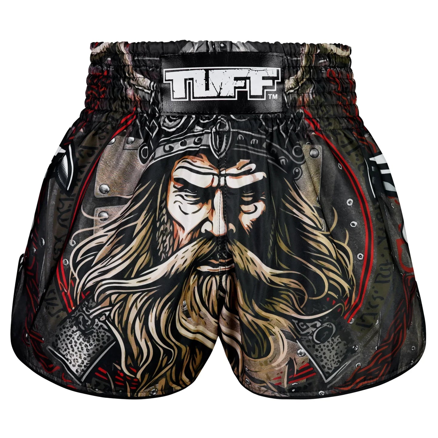 TUFF High-Cut Retro Muaythai Shorts Berserkers Fury