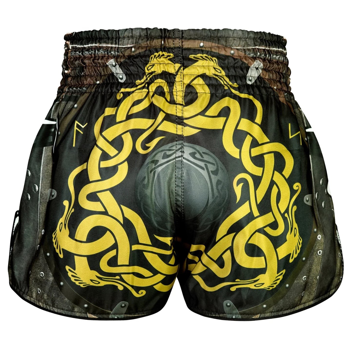 TUFF High-Cut Retro Muaythai Shorts Berserkers Fury