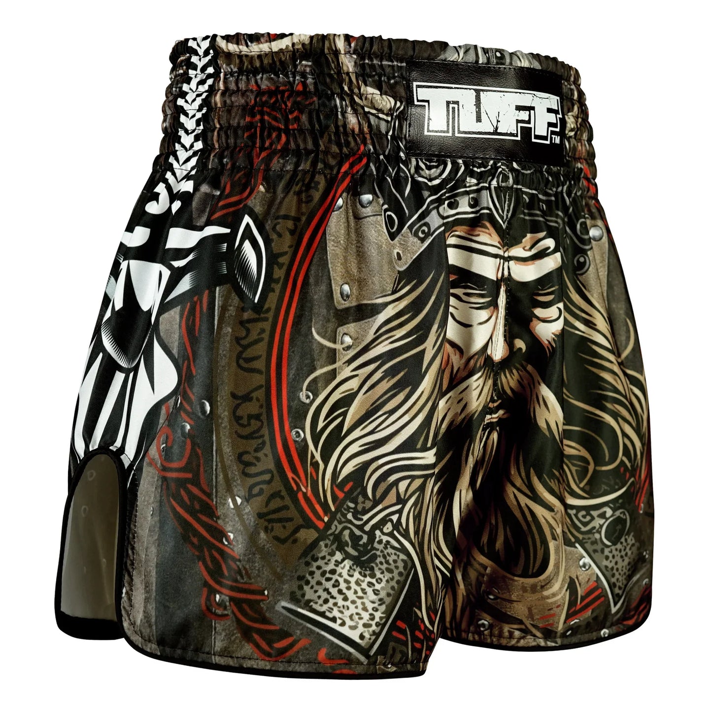 TUFF High-Cut Retro Muaythai Shorts Berserkers Fury