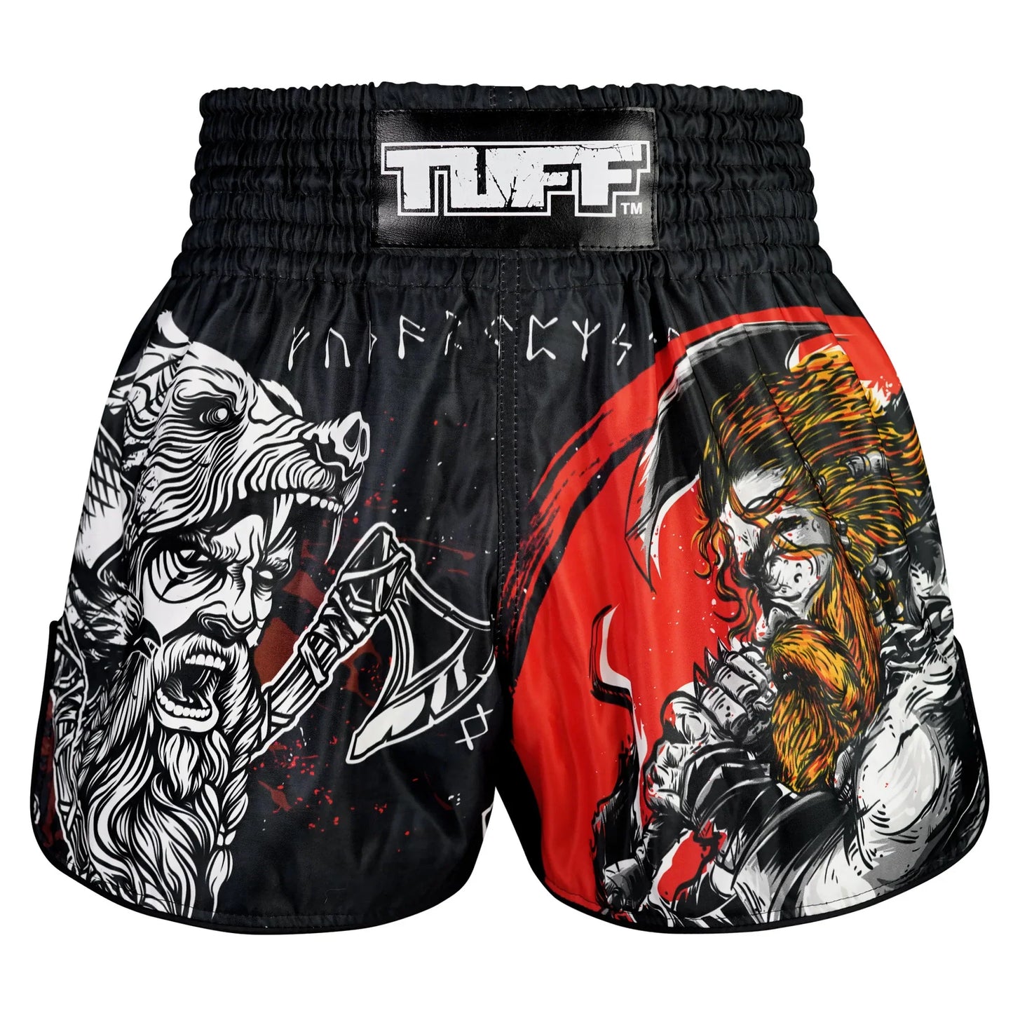 TUFF High-Cut Retro Muaythai Shorts The Barbarian