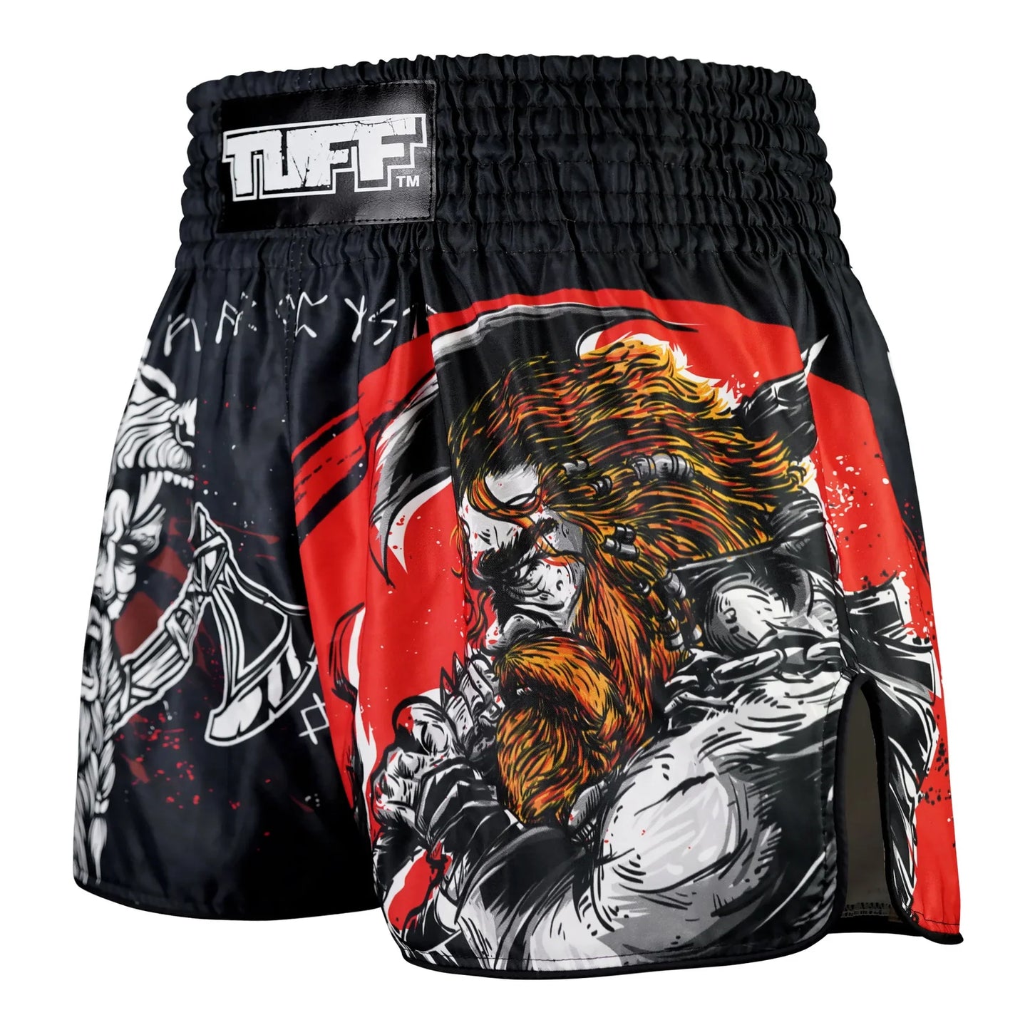 TUFF High-Cut Retro Muaythai Shorts The Barbarian