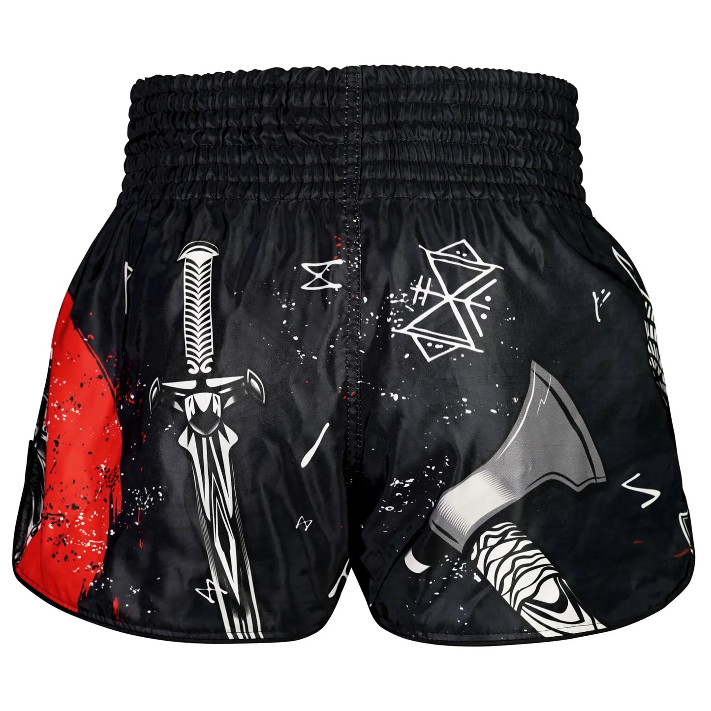 TUFF High-Cut Retro Muaythai Shorts The Barbarian