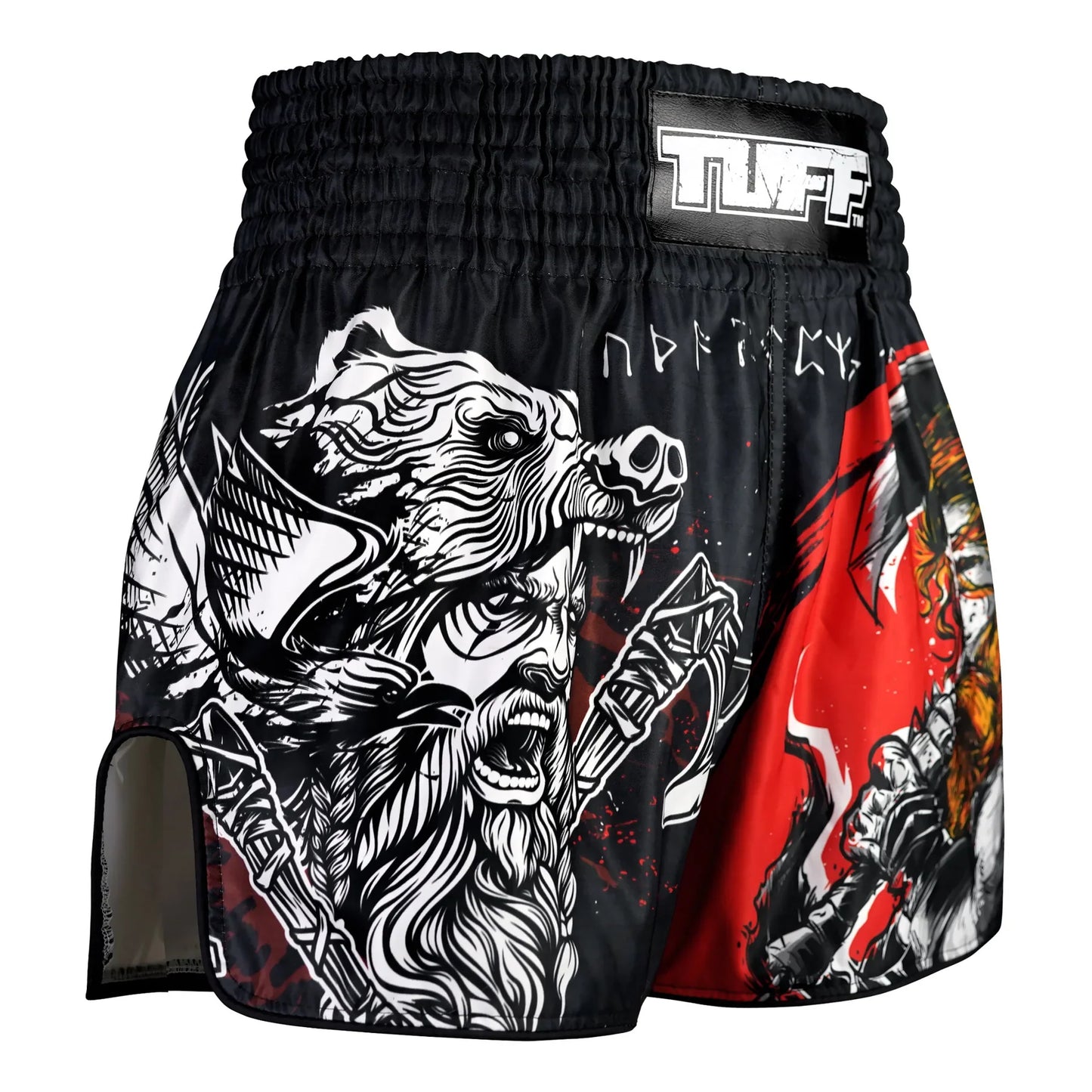 TUFF High-Cut Retro Muaythai Shorts The Barbarian