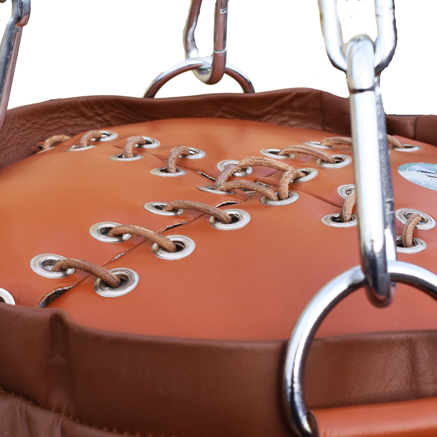 Tuf Wear 4ft Straight Leather Punchbag - Classic Brown (Approx 40kg)