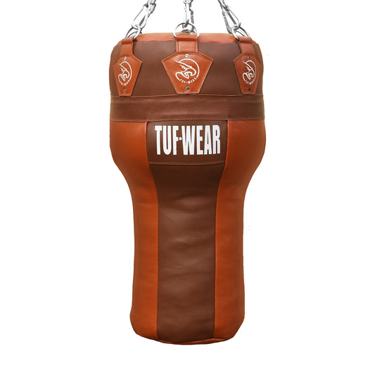 Tuf Wear Classic Brown Leather Angle Bag