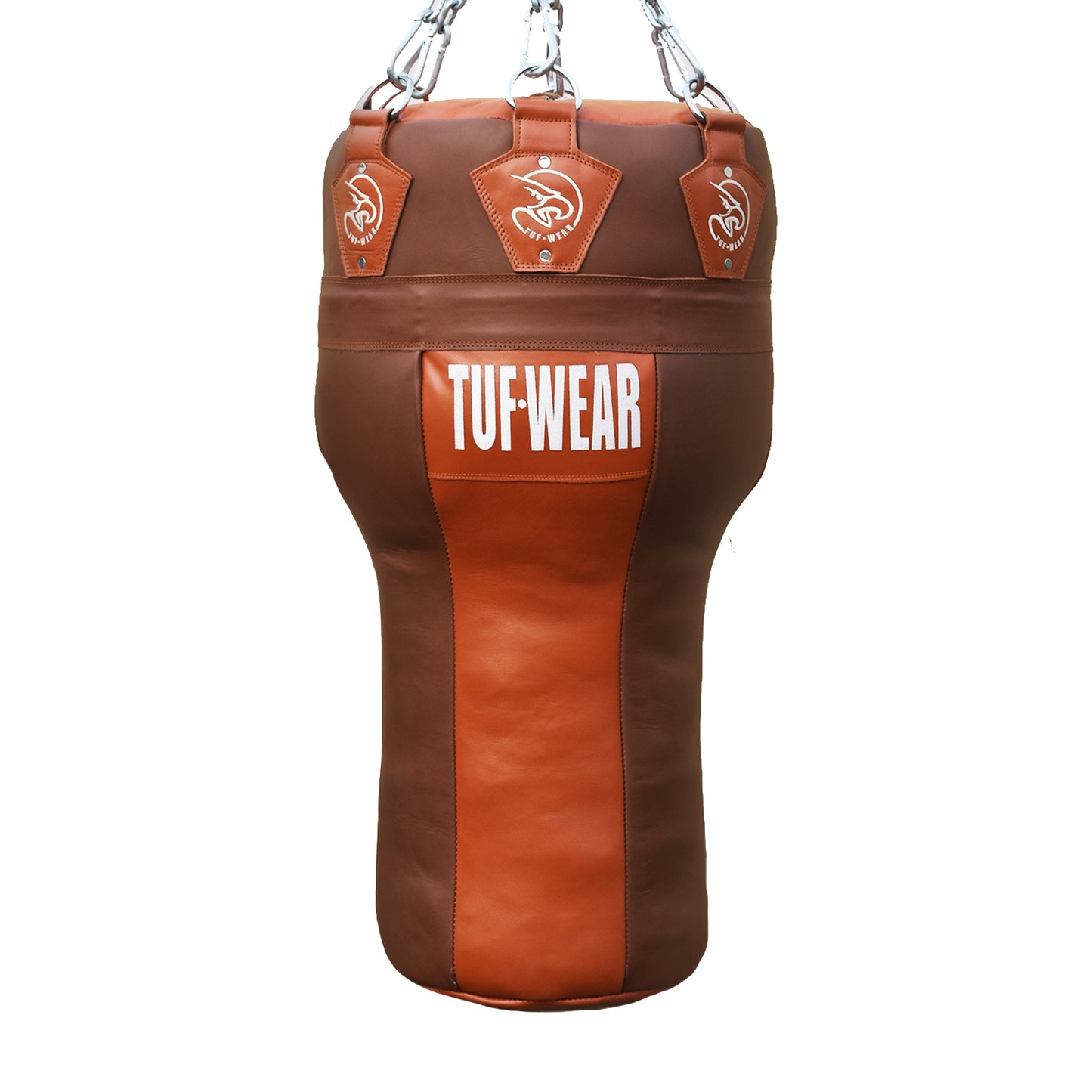 Tuf Wear Classic Brown Leather Angle Bag