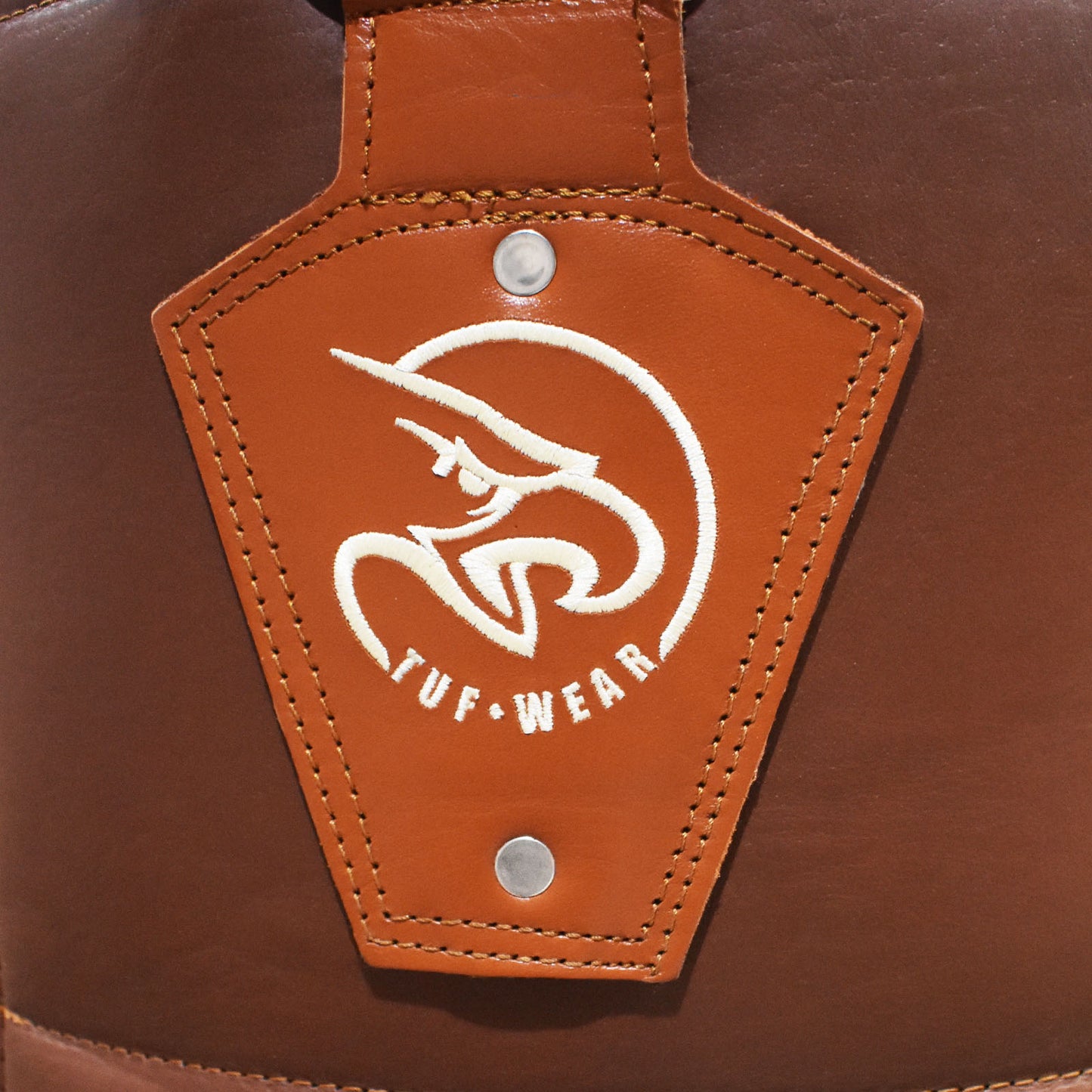 Tuf Wear Classic Brown Quilted Leather Punchbag 122cm (4ft) - 40kg)