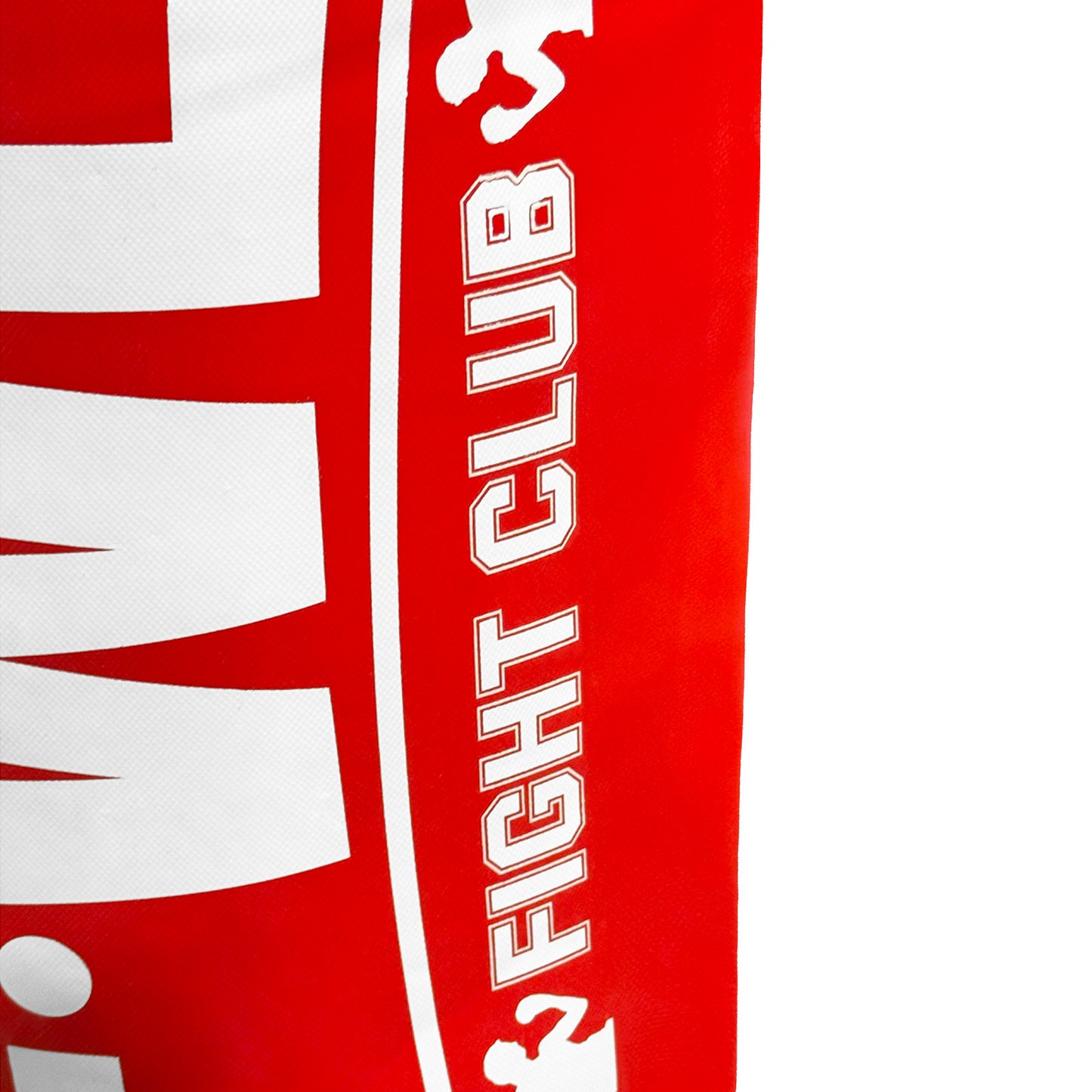 Tuf Wear Punch Bag Red Large Vertical Logo 4FT (122 CM)