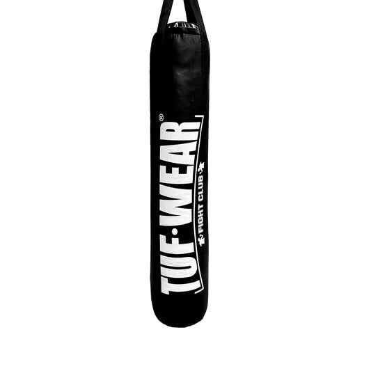 Tuf Wear Punch Bag Black Large Vertical Logo 5FT (153 CM)