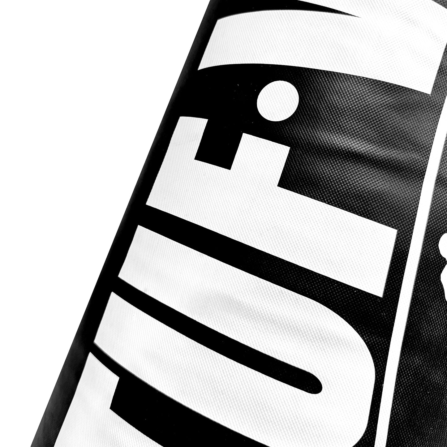 Tuf Wear Punch Bag Black Large Vertical Logo 5FT (153 CM)