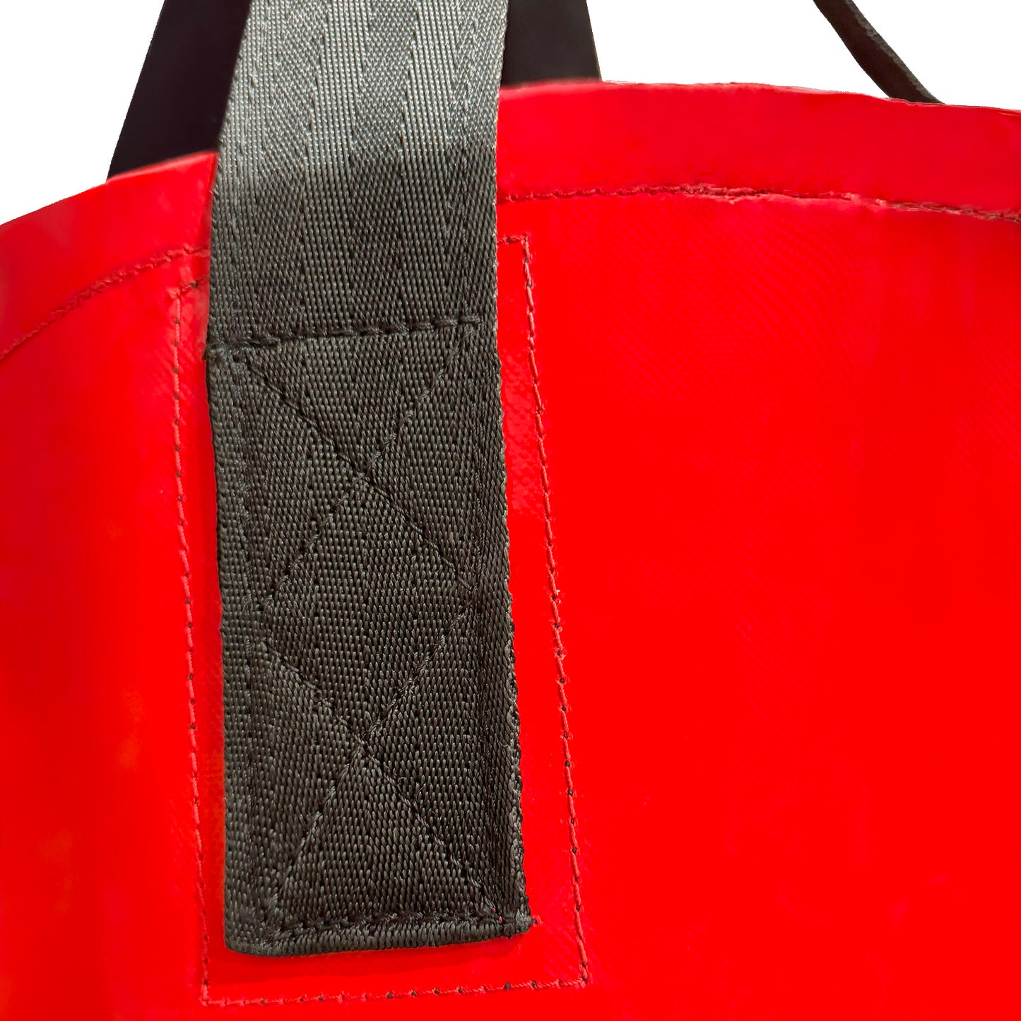 Tuf Wear 6ft PU Punch Bag Red (Large Vertical Logo) 183cm