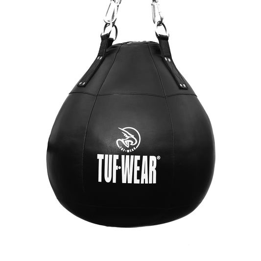 Tuf Wear All Black Leather Wrecking Ball (Large Maize Bag)