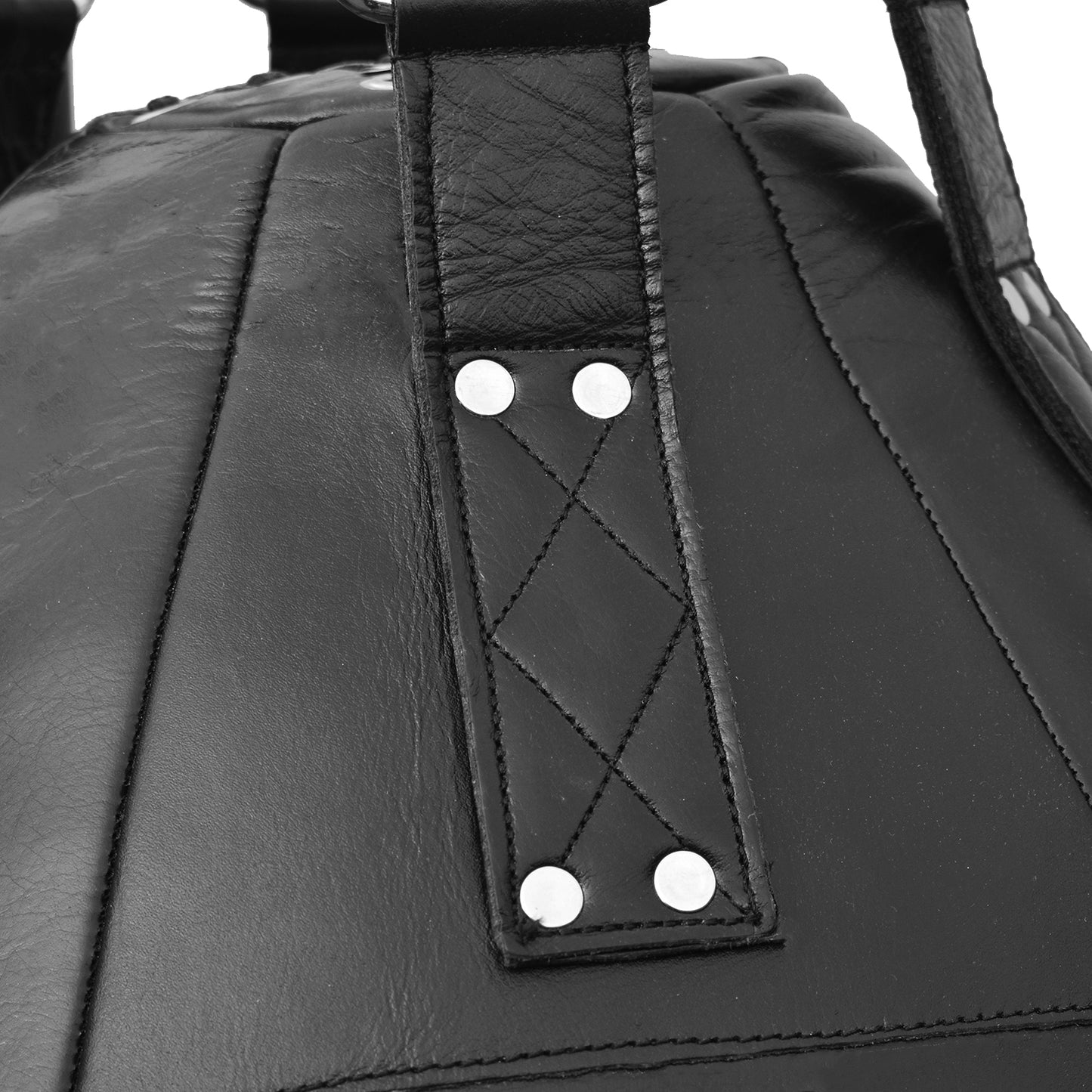 Tuf Wear All Black Leather Wrecking Ball (Large Maize Bag)