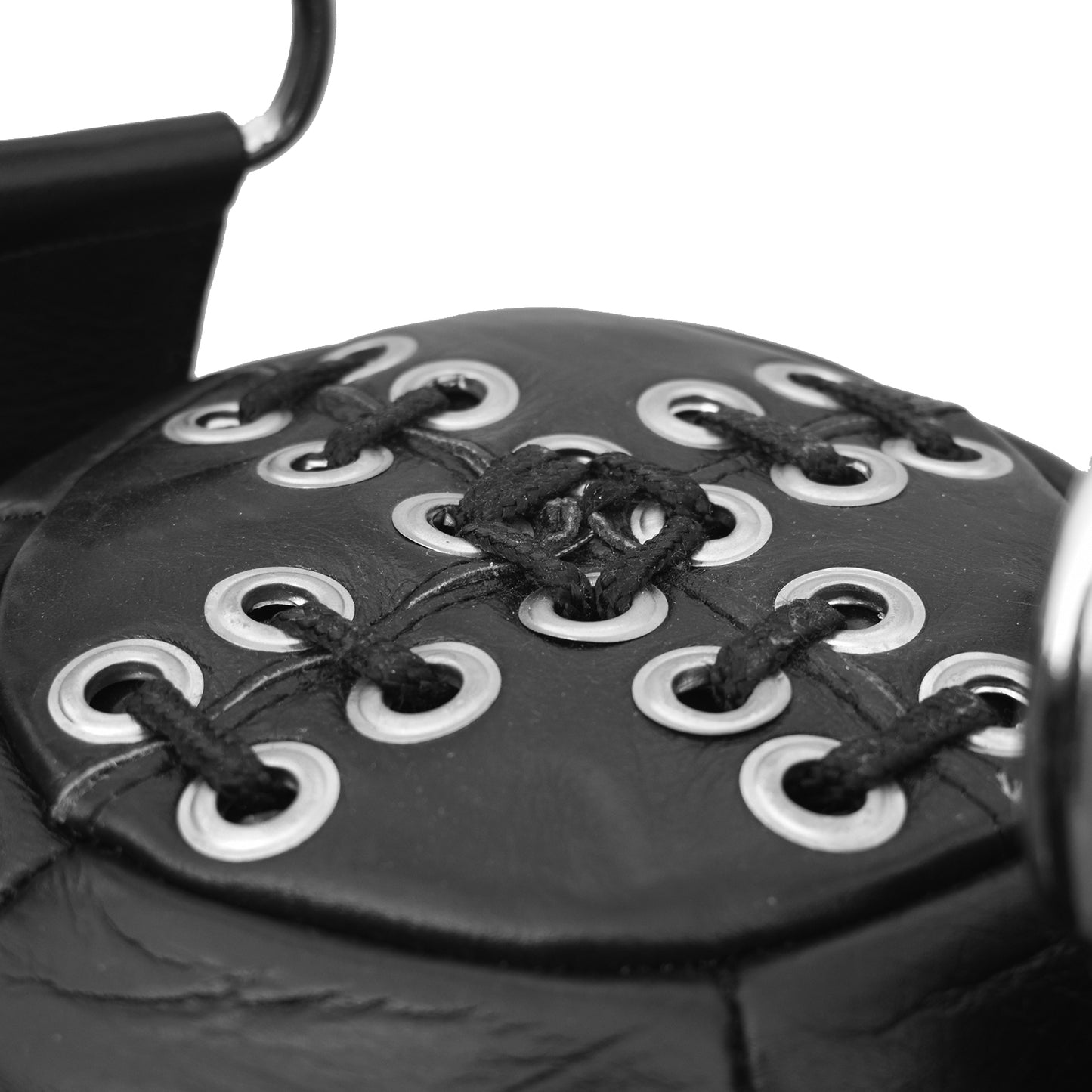 Tuf Wear All Black Leather Wrecking Ball (Large Maize Bag)