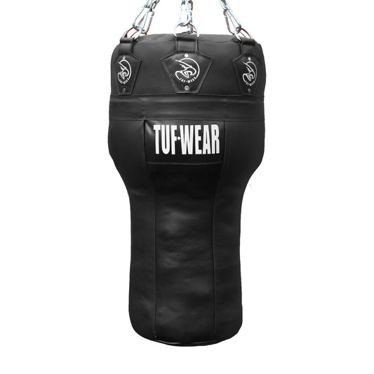 Tuf Wear Leather Angle Bag - All Black