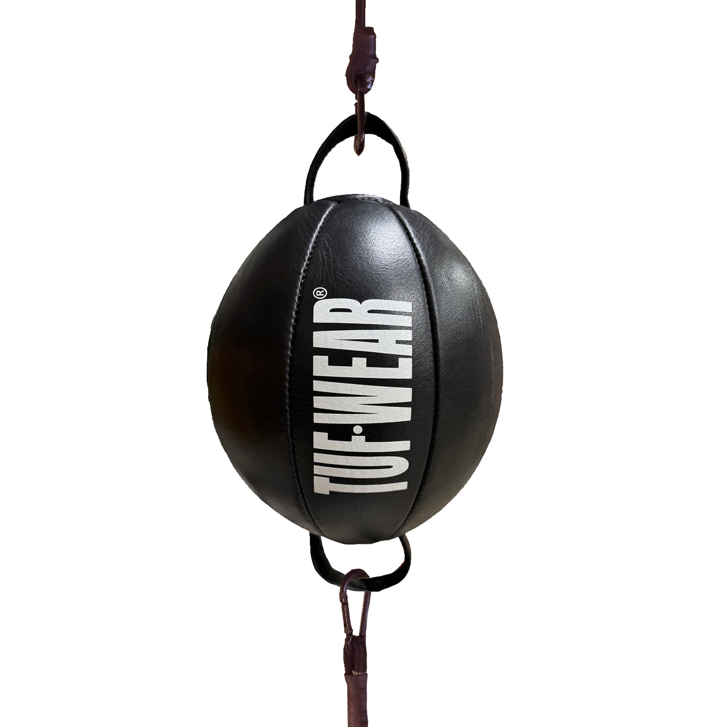Tuf Wear Black Leather Top to Bottom Ball (Floor to Ceiling Ball)