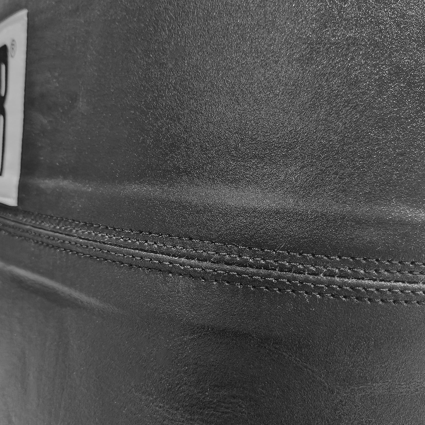Tuf Wear Leather Gigantor Punchbag - All Black (Approx 65kg)