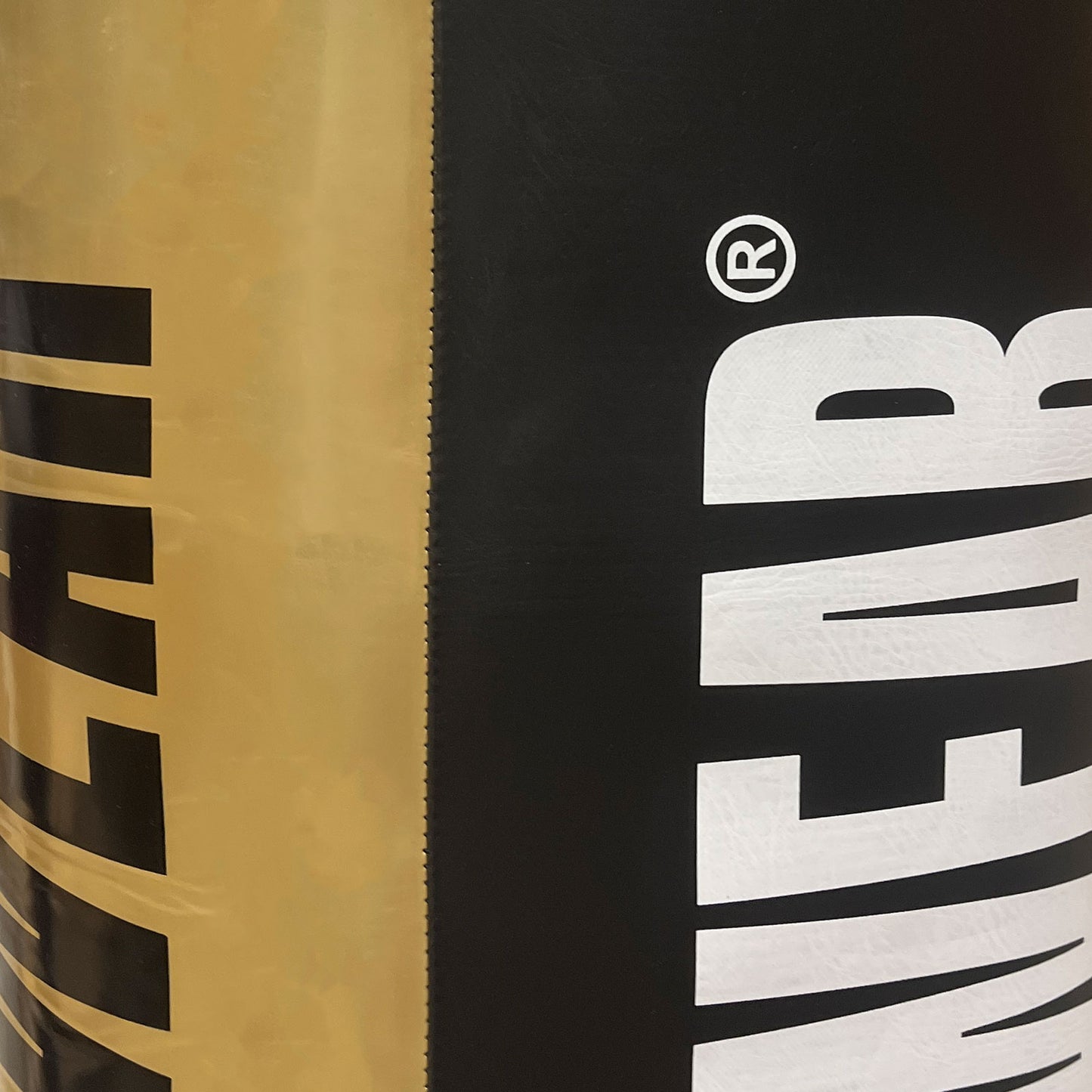 Tuf Wear Balboa 4ft Jumbo Punchbag (20 Inch Diameter) - Black/Gold (Approx 60kg)
