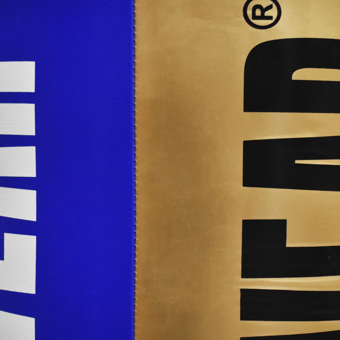 Tuf Wear Balboa 4ft Jumbo Punchbag (20 Inch Diameter)- Blue/Gold (Approx 60kg)