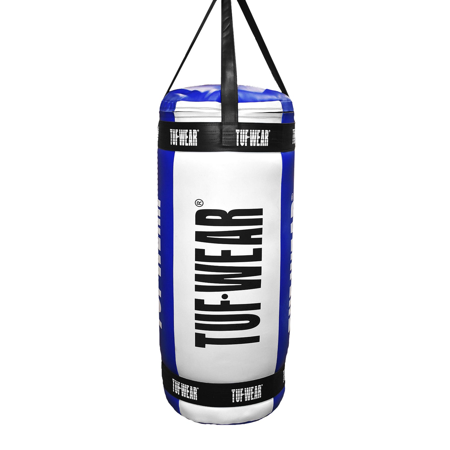 Tuf Wear Balboa 4ft Jumbo Punchbag  (20 Inch Diameter) - Blue/White (Approx 60kg)