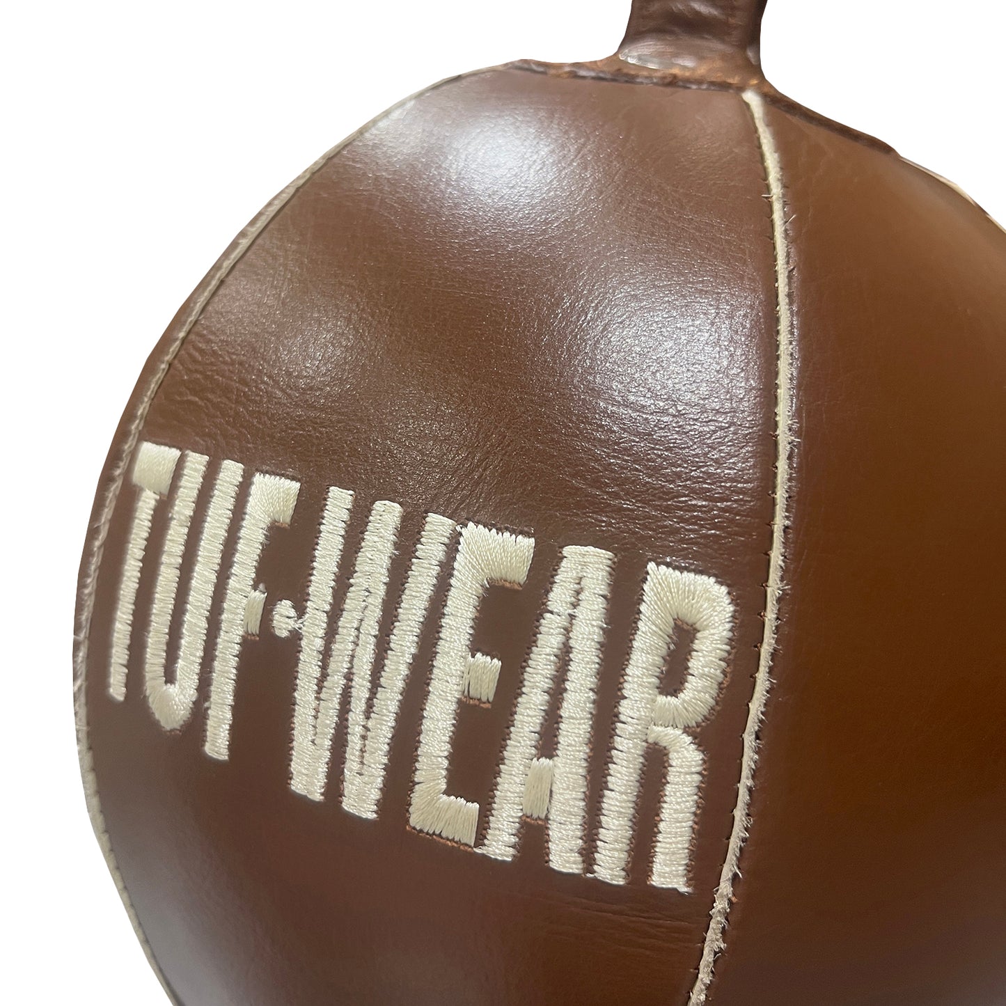 Tuf Wear Classic Brown Leather Peanut Double End Bag