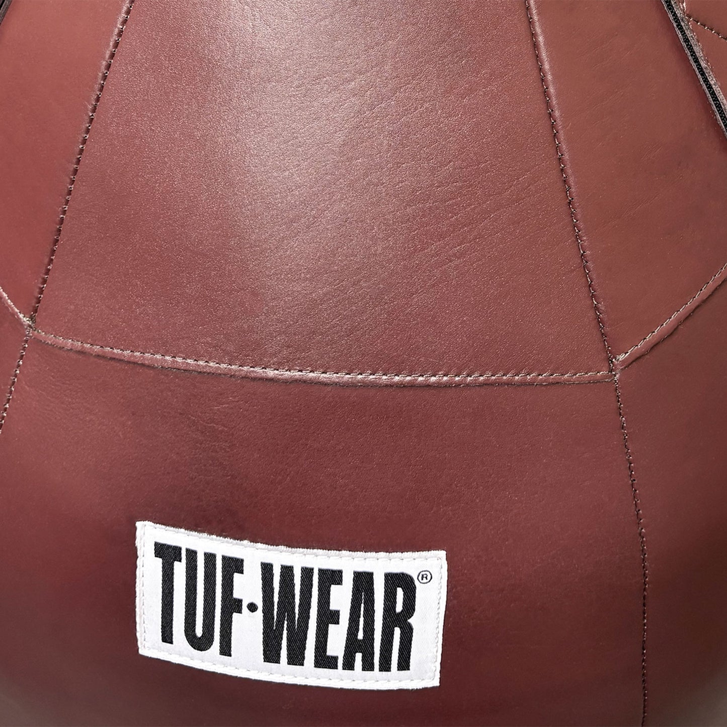 Tuf Wear Oxblood Leather Wrecking Ball (Large Maize Bag) - 32kg