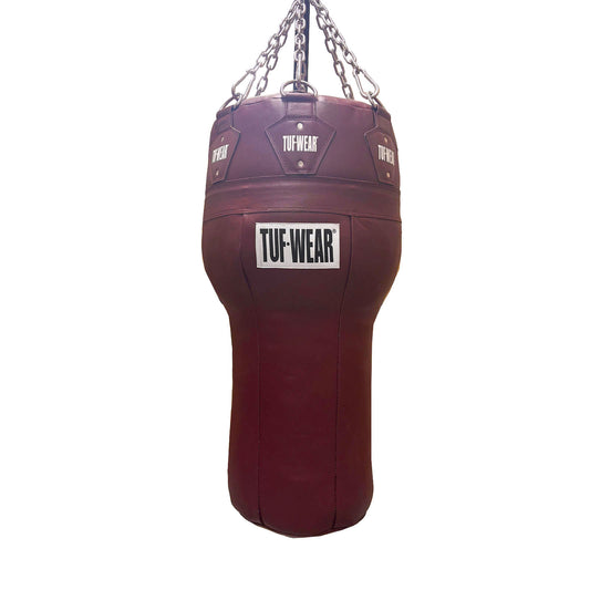 Tuf Wear Leather Angle Bag - Oxblood