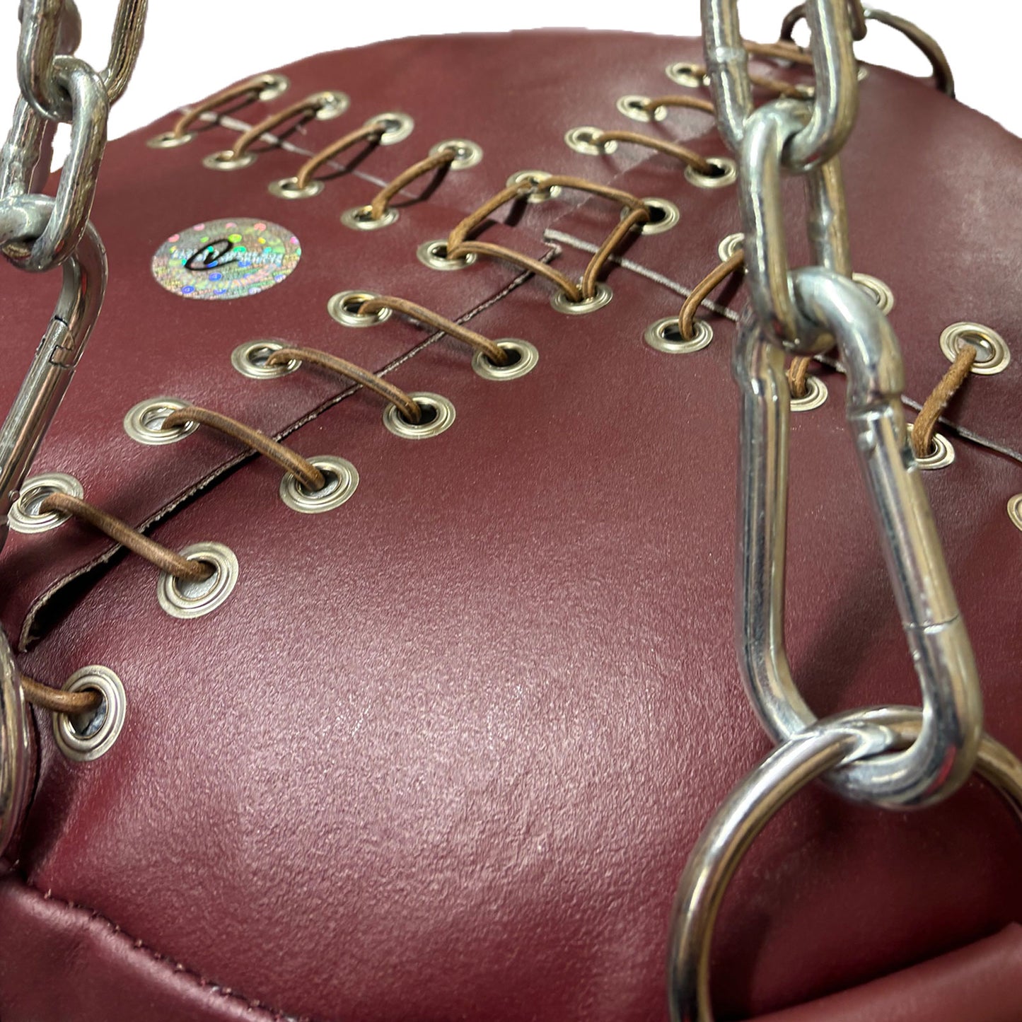 Tuf Wear Leather Angle Bag - Oxblood