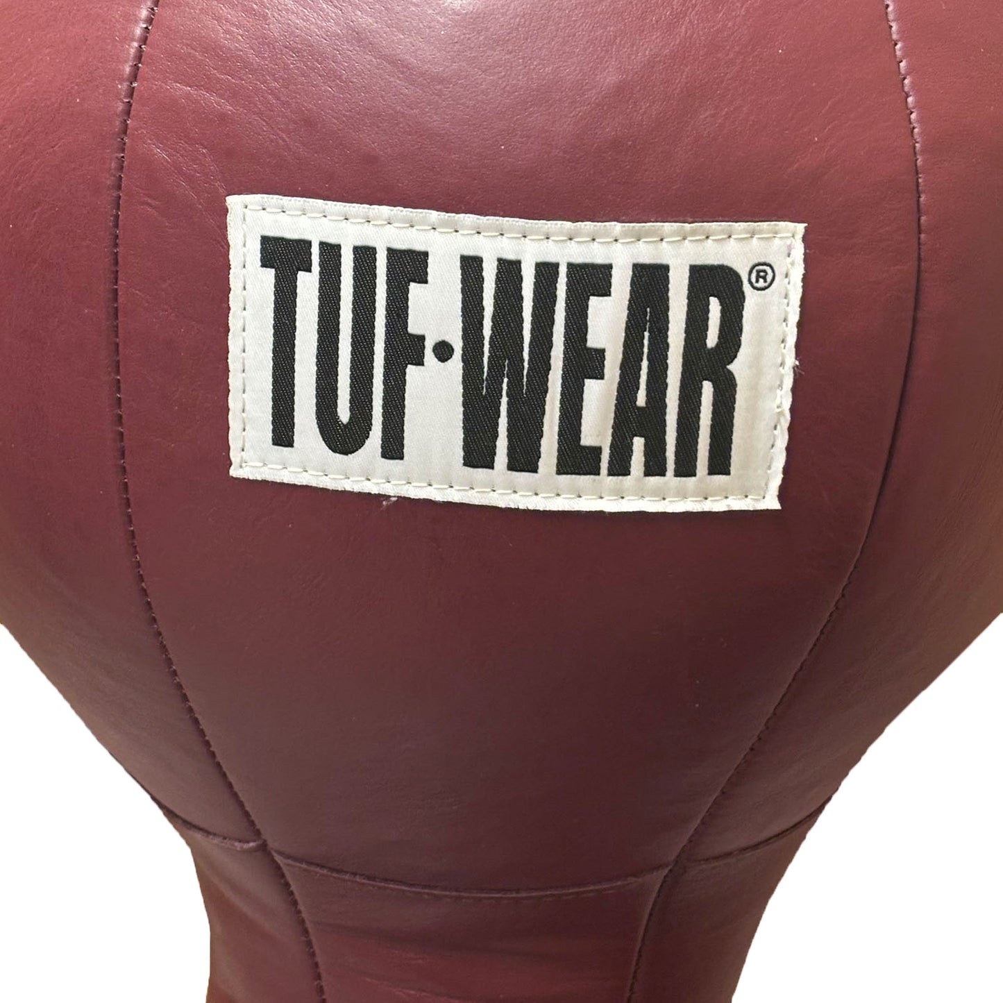 Tuf Wear Leather Uppercut Punchbag (Approx 23kg) - Oxblood