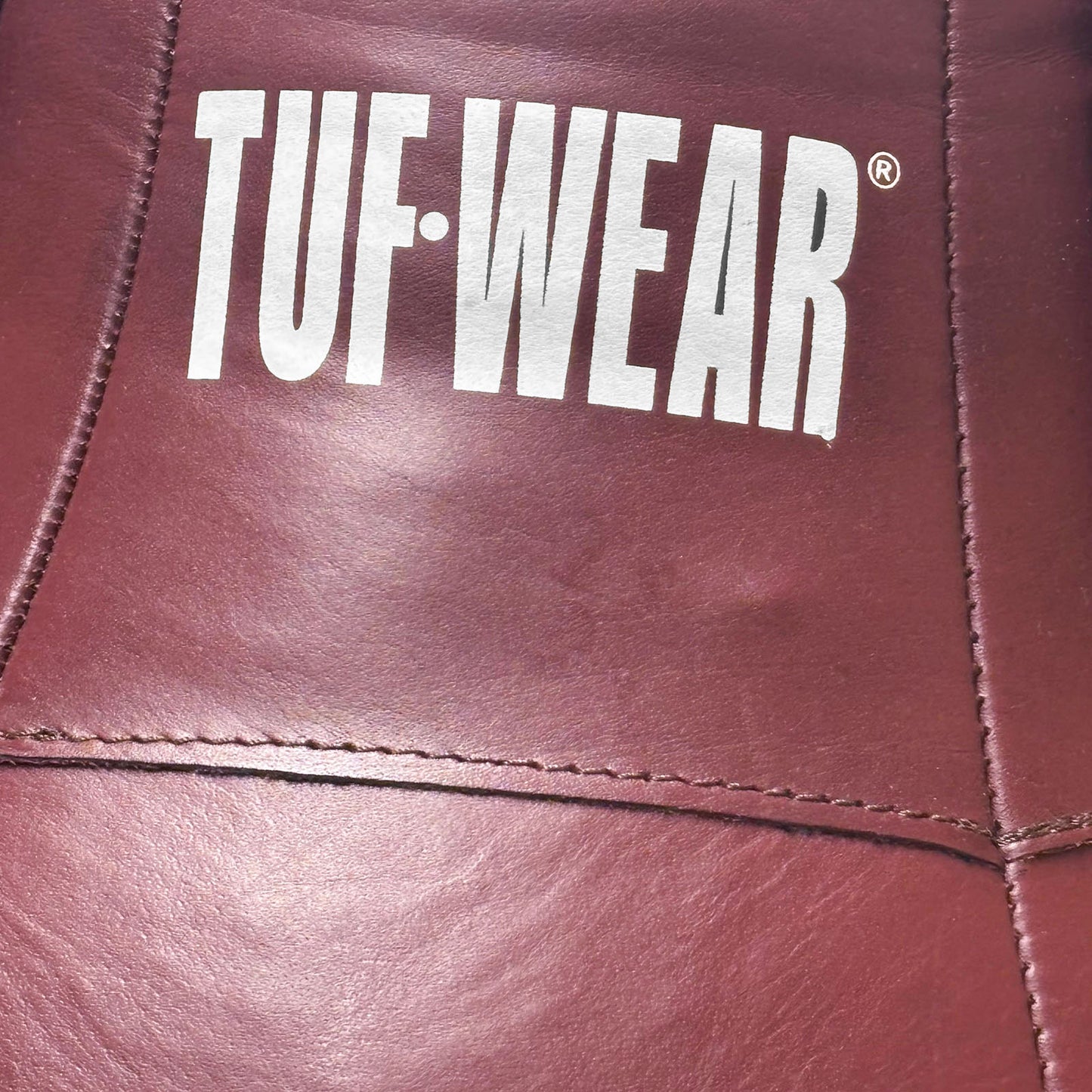 Tuf Wear Leather Uppercut Punchbag (Approx 23kg) - Oxblood