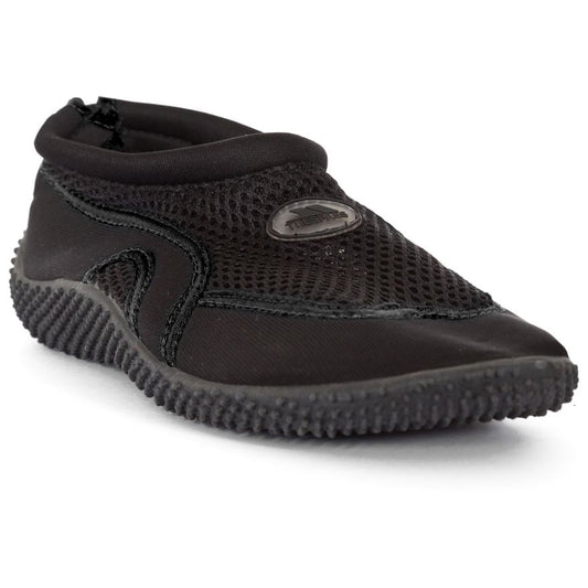 Kids' aqua shoes by Trespass, lightweight sporting footwear designed for water activities and beach adventures.