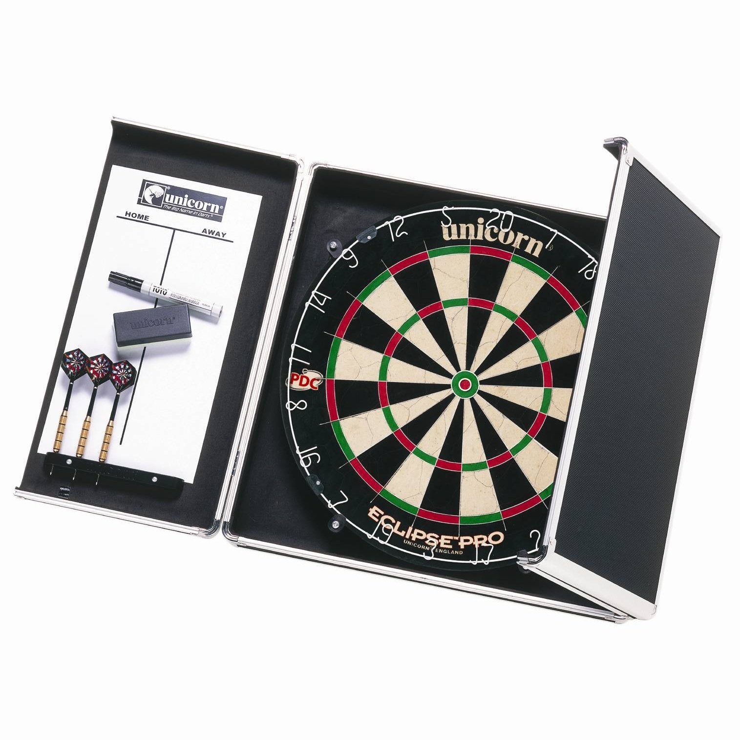 Unicorn Teknik Aluminium Finish Dartboard Cabinet