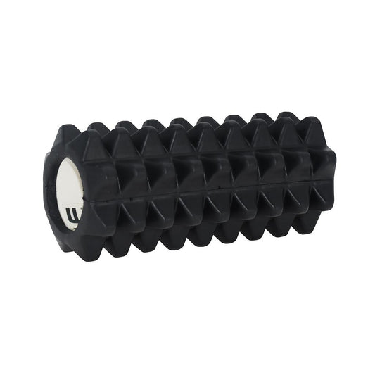 UFE Urban Fitness EVA Mini Massage Roller in black, compact foam roller for muscle relief and post-workout recovery.